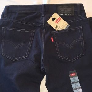 LEVI’s 505 REGULAR DARK BLUE DENIM JEANS